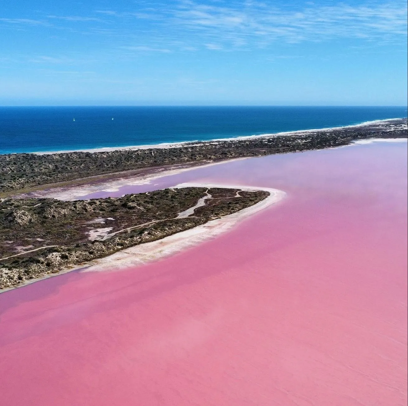 Hutt Lagoon Pink Lake