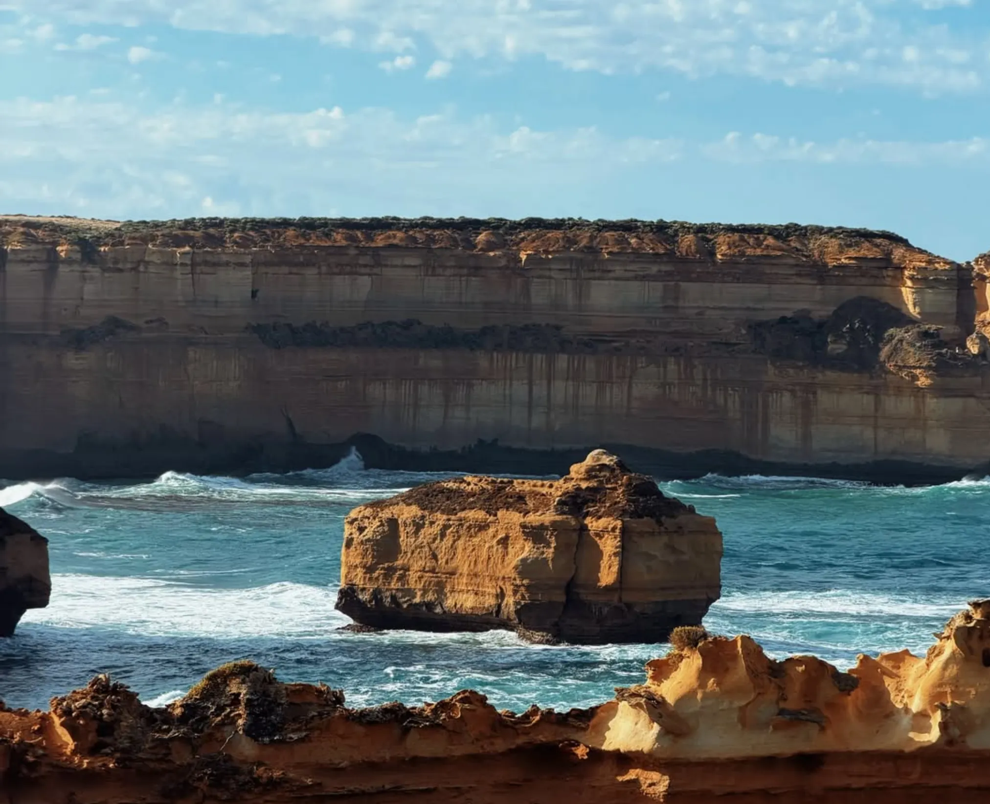 where do helicopters land near the Twelve Apostles